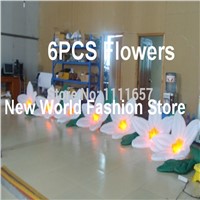 Led inflatable flower/lighting flower chain for wedding(6m)