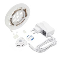 12V LED Strip 1.2M Motion Sensor Night Light Warm white Dimmable Bed Light with Automatic Turn Off Timer Cabinet Light