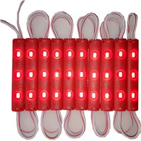 Samples support advertising light LED model 3 LED beads plastic molding red light ,10pcs/lot