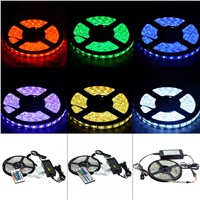 Seven lights with 5050 RGB LED silicone waterproof casing suit low voltage 12v remote control 5 meters waterproof outdoor power
