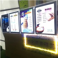 Led Ultra Thin A2 Size Acrylic Light Boxes for Advertising