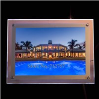 Single Sided Real Estate Agent Indoor Wall Mounted Acrylic Frame LED Illuminated display Lightbox 20&amp;amp;quot;x30&amp;amp;quot;