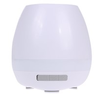 7 Color Led Night Light USB Rechargeable Intelligent Wireless Bluetooth Speaker Flower Box Nightlight (White) MFBS