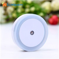 Lumiparty New Fashion LED night light US Plug Colors novelty bed lamp For Baby Bedroom Gift Romantic Colorful Circle Lights