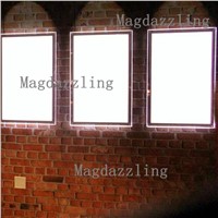 Slim Acrylic Frame LED Illuminated Menu Panels A2 Size Takeways Menu Light Boxes for Restaurant Shop