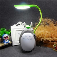 Cartoon Totoro USB Rechargeable Table Lamp Creative  Kids Learning Desk Lamp Night Light  LED energy saving decorative lights