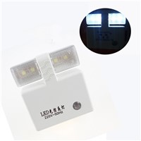 10pcs Night light Energy Saving Light Control Nightlight Led Sensor Lights Automatic Romantic Wall LED Night Lamp AC 220V