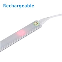 30cm Portable LED Stepless Dimmer Touch Control Night Light USB Rechargeable Unlimited Dimmable Wall Lamp for Desk Closet
