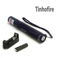 Tinhofire High Power 532nm 200mW 301 Green Laser Pointer Pen zoomable Burning Matches Lazers + 18650 Battery 4000mah + Charger