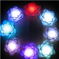 New Wireless Garland LED Night Light Battery Lamp Colorful Lotus Floral Lighting Bulb For Holiday Home decoration bedroom decor