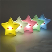 Creative Adurable Novelty Star Night Light Kids Bedsibe Led Lamp For Children Baby Birthday Christmas Toy Gift Home Decoration