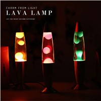 2017 New Arrival Metal Base Wax Lamp Volcanic Lava Melt Night Light Creative Decoration Light Jellyfish Light Dazzling Lava Lamp