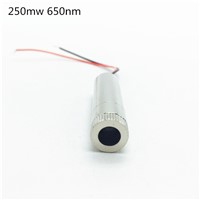 Focusable High Power 250mw 650nm Red Dot Laser Module Tube For Litting Matches, Point Firecrackers, Lighter