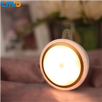 Lmid USB Rechargeable PIR Motion Sensor Lights Wireless LED Wall Lithium Cell Night Light Auto On Off For Hallway Bedroom Stair