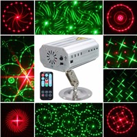 Aimbinet Stage Laser Lights 12 Patterns LED Party Projector Spotlight with Remote Control Auto/Sound Activated for Disco DJ Club