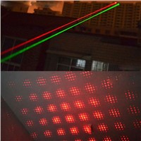 LOMOM 635nm Red Laser Pointer Adjustable Focal Length and Star Pattern Filter Laser Flashlight+Battery+ Charger