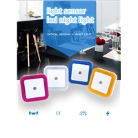 Sensor Control LED night light mini EU US Plug novelty Bedroom lamp veilleuse For Baby Gift Romantic Colorful Lights