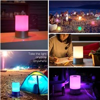 Fashion Adjustable USB Rechargeable LED Desk Table Lamp Light Touch Switch Dimmable Student Lamp