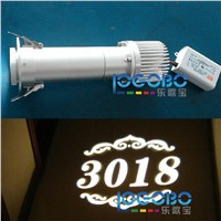 Custom 20W LED Hotel Room Numbers Design Projection Light Electric Advertising Signs Gobo Projector Wholesale and Shopdropping