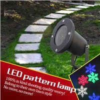 LED outdoor waterproof pattern lamp, ground lamp, garden lamp, garden Metal shell