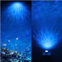 Ocean Wave Romantic Night Light and Music Player with Mini Speaker Marine Aurora Dream Star Projector for Bedroom Party Decor