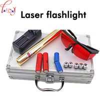 Full - copper laser flashlight visible distance of 1000 meters OX-BX8 Pro laser light with 5 effect lamp head 1pc