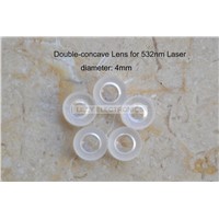5pcs 4mm Double Convex Glass Lens for 532nm Green Laser Module Beam Expander