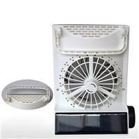 3 in 1 Multi-function Portable Mini Fan LED Table Lamp Flashlight Solar Light for Home Outdoor Camping CLH