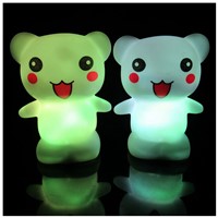 HHTL-Color Changing LED Night Light Lamp Home Kids Baby Room Wedding Decor Toy Gift Pet dog