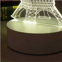 USB led night light 3D effiel tower table lamp usb light LED energy saving lamp led luz de noche gift romantic nacht licht