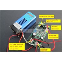 445nm 447nm 450nm 1.6W-2.0W Blue Laser Dot Module 12V+ TTL+ Fan Cooling