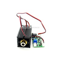 450nm 2W focusable blue laser module 12V TTL + wood engraving+long time working