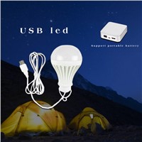 1Pcs Portable USB Powered LED Night light Desk Book Reading Ceiling lamp For Camping Emergency Bulb gift With Switch ON / OFF