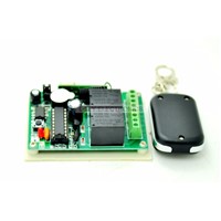 AK-RK02S-12 DC12V 10A 2CH Receiver 2Button Wireless Remote Control Learning Code