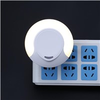 220-240V Human Body Induction Led Night Light Wall Plug Mount Battery Powered Light Sensor LED Lamp Home Bedroom Light