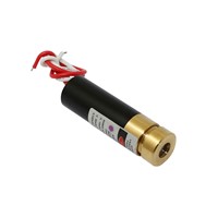 20mW 405nm Laser Dot Module 13x42mm 3-5.5VDC  Violet Purple Laser Light with Cable