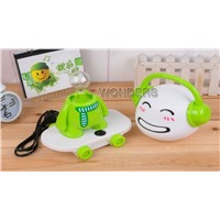 Cute creative skateboard boy shape colorful  bedside lamp childrens night lamps with cord DJ boy kids table lamp for decor