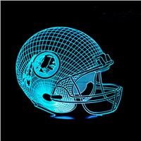 3D Optical Illusion 7 Color Change Night Touch Switch LED Pokemon Skull Flower Desk Table Light Lamp Xmas Boys Girls Toy Gifts