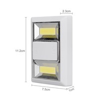 Eletorot Magnetic Ultra Bright Mini COB LED Wall Light Switch Night Lamp Cordless Battery Operated for Garage Closet Bedroom