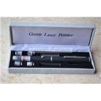 532P-5IN1-20-GJ 532nm 20mW 5in1 Green Star Laser Pointer Pen w/ 5 Star Caps