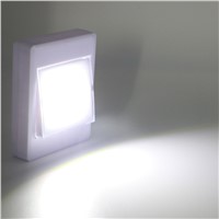 COB LED Magnetic Wall Night Lights Indoor lighting 4*AAA Battery Operated with Switch Magic Tape for Closet Cabinet Light