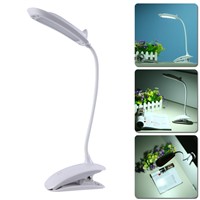 DC5V Mini Touch Switch USB Rechargeable LED Desk Table Lamp Bed Lamp Night Reading Light With Flexible Hose