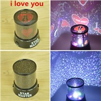 I LOVE YOU/Starry Sky Stars LED Projector Lamp Night Light Decor Christmas Gift Projecteur Led Exterieur