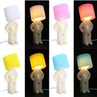 Led Night Lights a Little Shy Man Creative Lamp Small Night Lights Desk Lamp Home Decoration or Gift