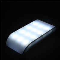 Bright 12 LED PIR Motion Sensor Light Cabinet Wardrobe Wall Lamp USB Charging