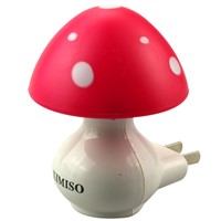 20pcs/pack Novelty Night Light EU &amp; US Plug Induction Dream Mushroom Lamp 220V 0.2w led night lights