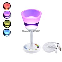 Mi.Light 2.4G Wireless Smart LED Bulb RGBW or RGBWW Wine Glass USB Charging Night Light Cup Lamp with Touch Control,WiFi Support