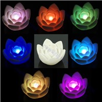 1pc for sale  Romantic 7Color Changing Lotus Flower LED Party Light Nice Gifts