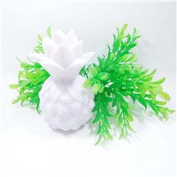 1pc 2017 New Rotocast Pineapple Night Lights Bedside Lamp 4 Color Children Cute Night Lamp Christmas Bedroom Light Newest