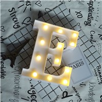 DELICORE Letters YES LED Night Light Marquee Sign Alphabet Lamps For Home Party Bedroom Wall Hanging Decoration S025-YES